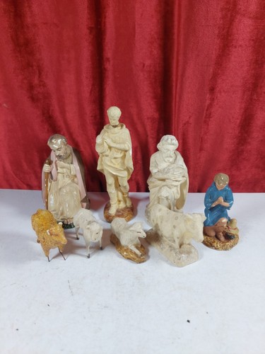 Vintage french mixed - french, nativity