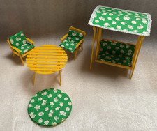 Sindy Doll Patio/Terrace/Garden Furniture Set Ideal For Rooftop Vintage Boxed