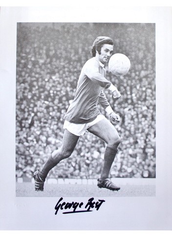 George best signed - george,