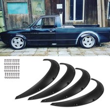 For VW Caddy Mk1 MK2 4pc Flexible Fender Flares Wide Body Wheel Arches Mudguards