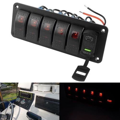 Gang switch control panel pd - 5,