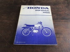 Honda XR500 Shop Repair