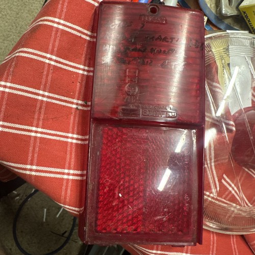 Lucas l782 rear red lens - lucas, aston