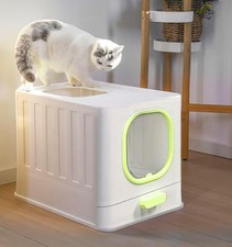 Large Hooded Cat Litter Box