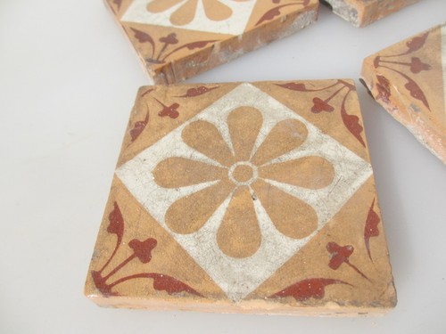 Antique floor tile ceramic - floor,