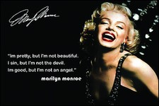 MARILYN MONROE A2 laminated