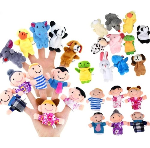 Hand finger puppets - puppets, set