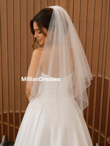 Tier elbow length - tier, wedding