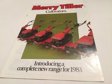 MERRY TILLER Cultivators Wolseley Webb Original 1983 Sales Brochure
