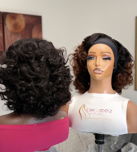 Bouncy curly headband - 12”,