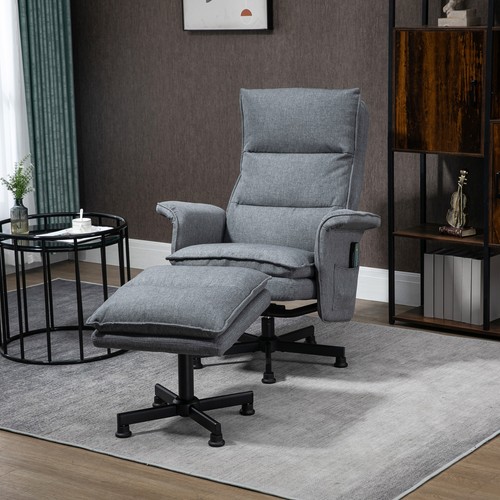 Homcom swivel recliner chair - homcom,