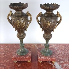Pair of Very Ornate Antique