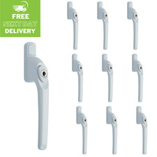 10x UPVC Window Handle Universal Espag Key Locking For Double Glazing