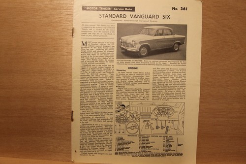 Original standard vanguard six - standard,