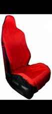 CAR SEAT COVER IN RED & BLACK