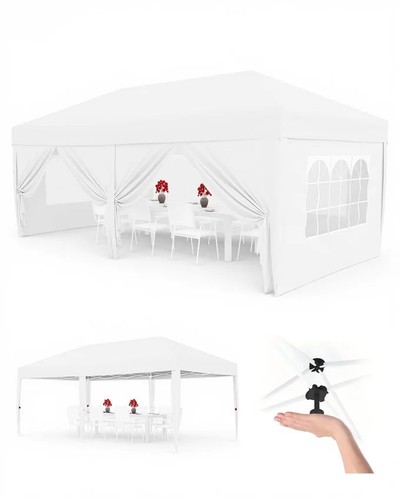 Garvee pop gazebo marquee - up,