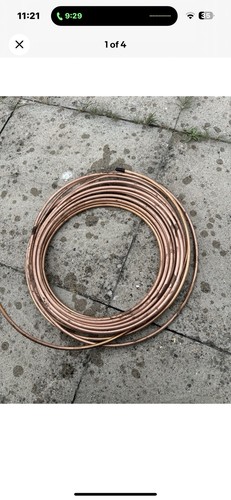 10mm copper pipe coil - 10mm,