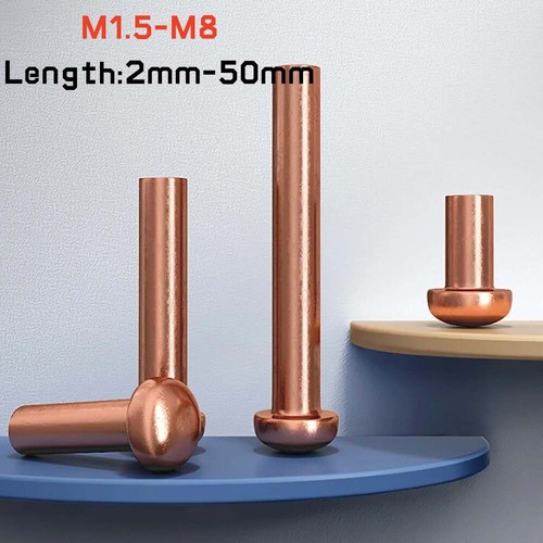 Solid copper round - copper, head