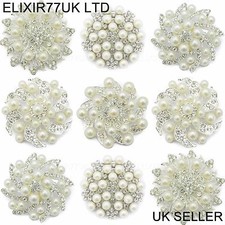 1 to 60 LARGE BROOCH JOB LOT