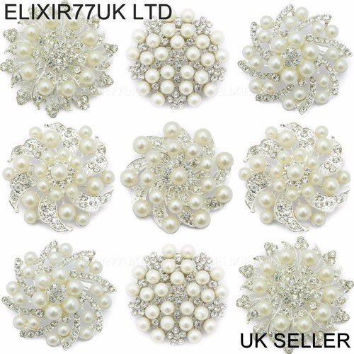 Large brooch job lot - to,