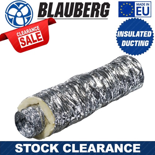 Aluminium insulated ducting - ducting, 8"