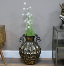 Large Floor Standing Decorative Vase Antique Style Home Vintage Rustic Ornament