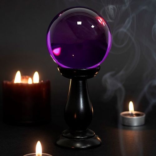 Crystal ball coloured - crystal,