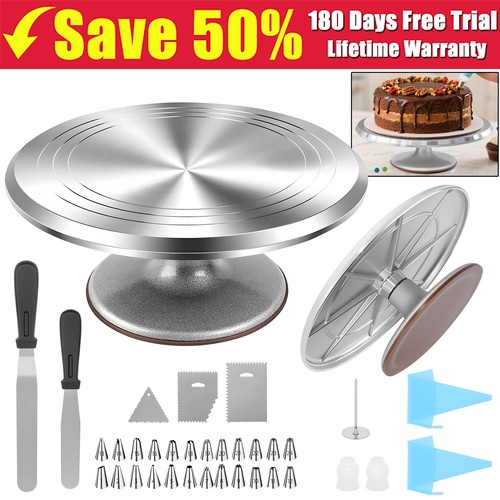 Cake turntable aluminum - cake,
