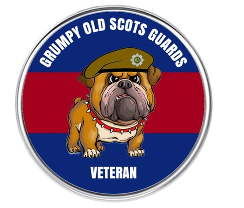 Scots guards grumpy - scots, old