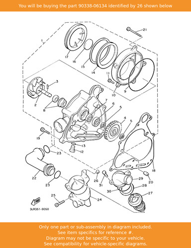 Yamaha plug 90338 06134 oem - yamaha, 90338-06134