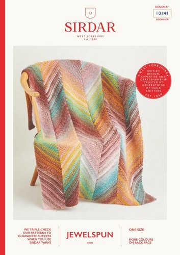 Sirdar jewelspun aran blanket - jewelspun,