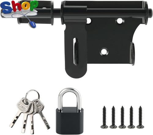 Gate latch door lock with - gate,