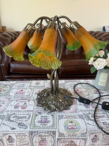 Shade pond lily table - table, lamp