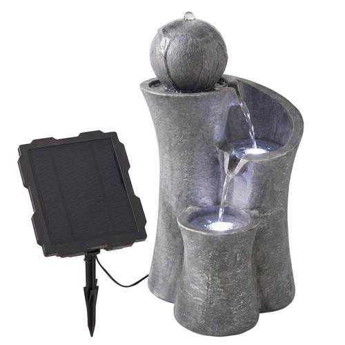 Solar powered water feature - powered,