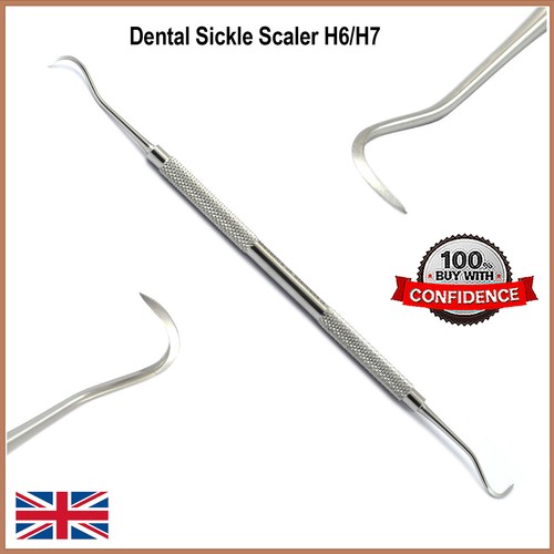 Sickle scaler dentist - sickle, h6/h7
