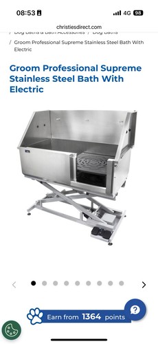 Dog grooming bath stainless - grooming,