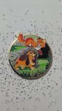 Fox and The Hound - Todd & Cooper Tree Trunk Circle  - Disney Fantasy Pin