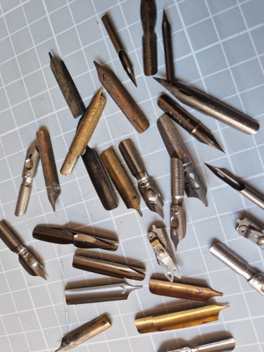 Antique dip pen - antique, ink
