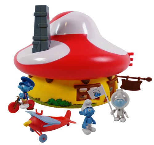 Smurfs house with - house,