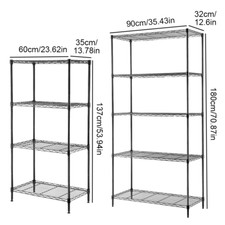 4/5 Tier Metal Storage Rack