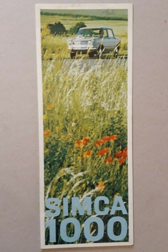 Simca 1000 brochure - simca,