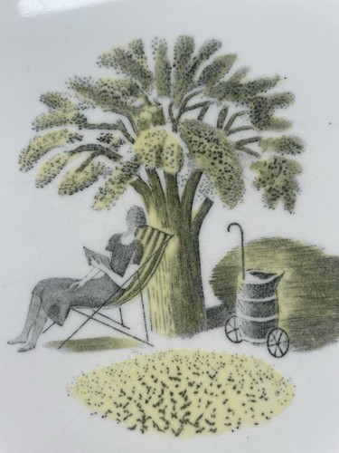 Eric ravilious garden - ravilious, plate