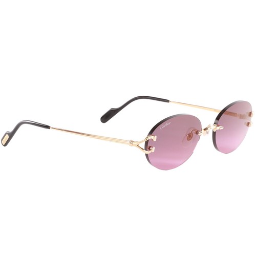 Cartier purple round frame - purple,
