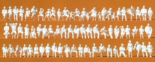 Preiser 16358 seated people - preiser,