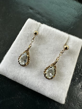Vintage 9K Gold Aquamarine