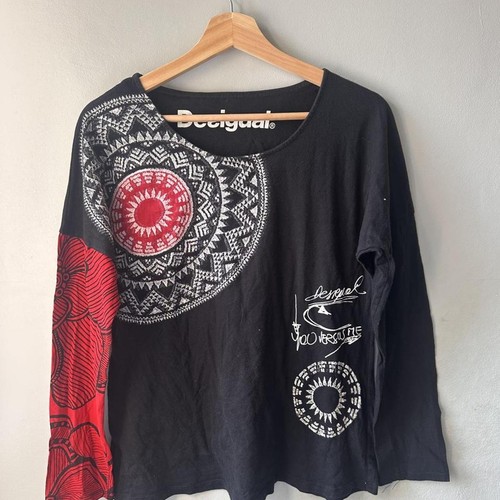 Desigual black long - sleeve, top
