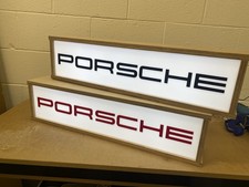 Porsche illuminated Sign