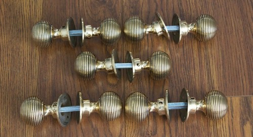 Solid brass door - solid, knobs