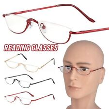 Frame Reading Glasses Eyeglasses +1.00~+4.0 Diopter Half Moon Reading Glasses