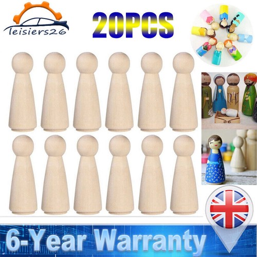 20pcs wood peg doll - wood,